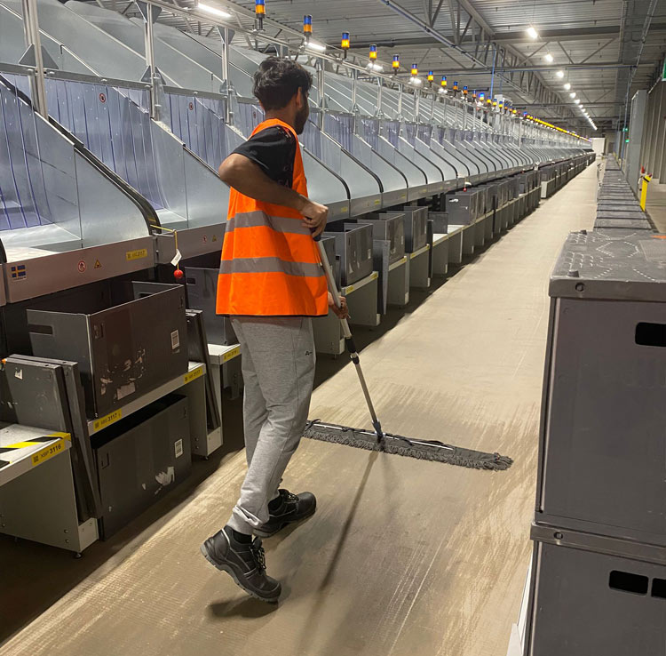 Bilder av utförd städning